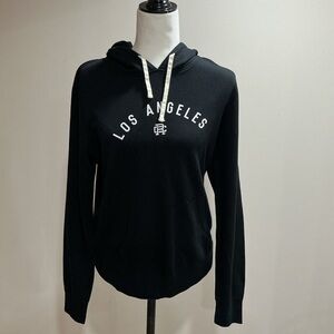Reigning Champ Black Los Angeles Hoodie size large